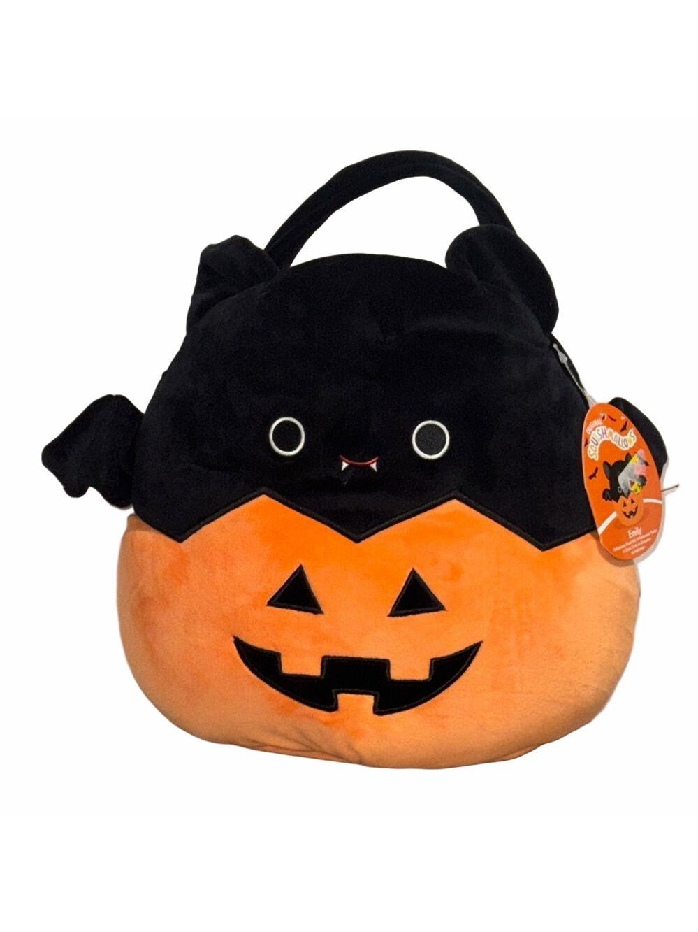 Squishmallow Emily the Bat Treat Pail NWT